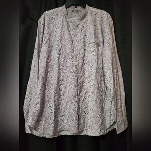 Purple Maddox Street London Button down Shirt Square button SZ XL